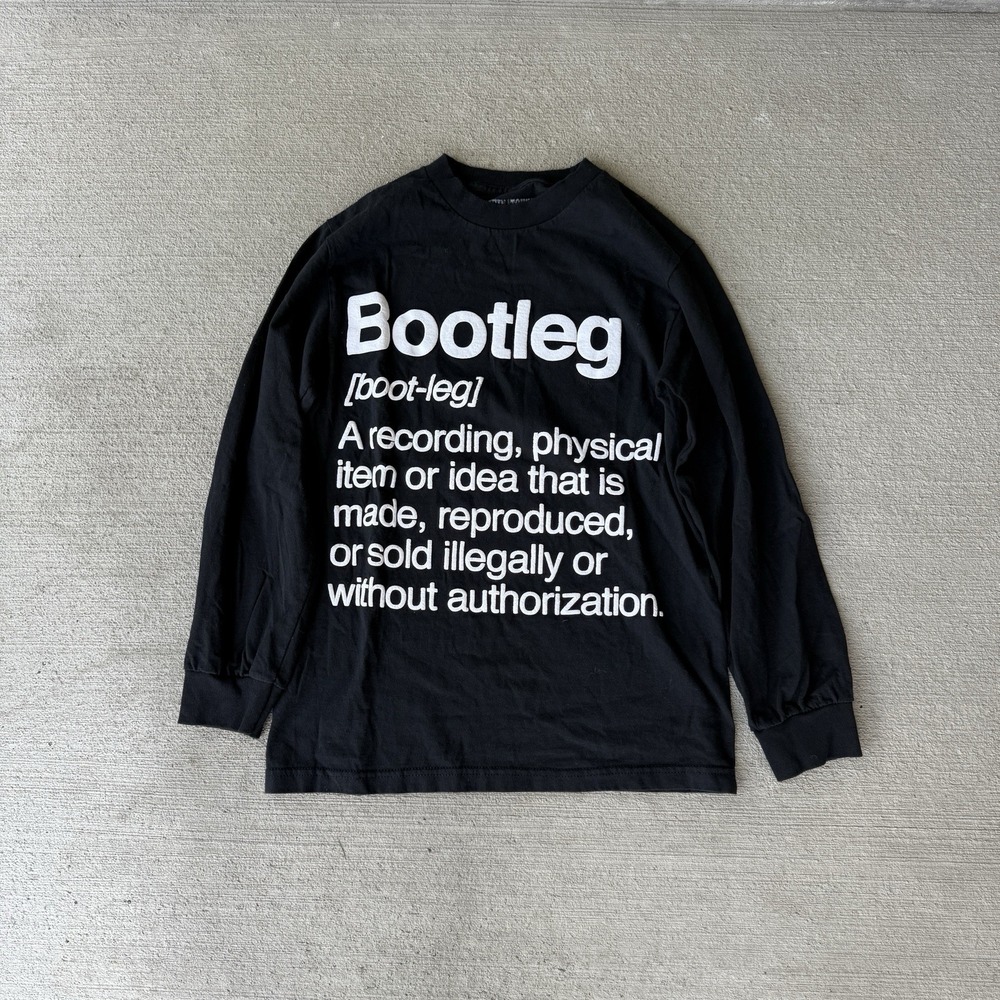 Chinatown Market Bootleg Definition Graphic Long Sleeve Tee Black Men's Small
